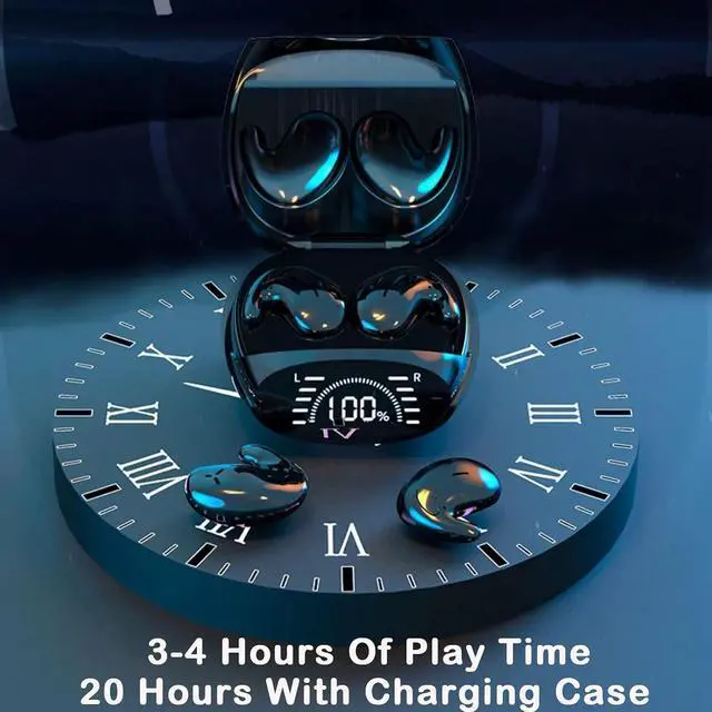 Alt view image 6 of 6 - Sleeping Hidden Sleep Earbuds for Side Sleepers Tiny Smallest Invisible Earbuds Wireless Bluetooth Discreet for Work Invisible Hidden Headphones Work Mini Small
