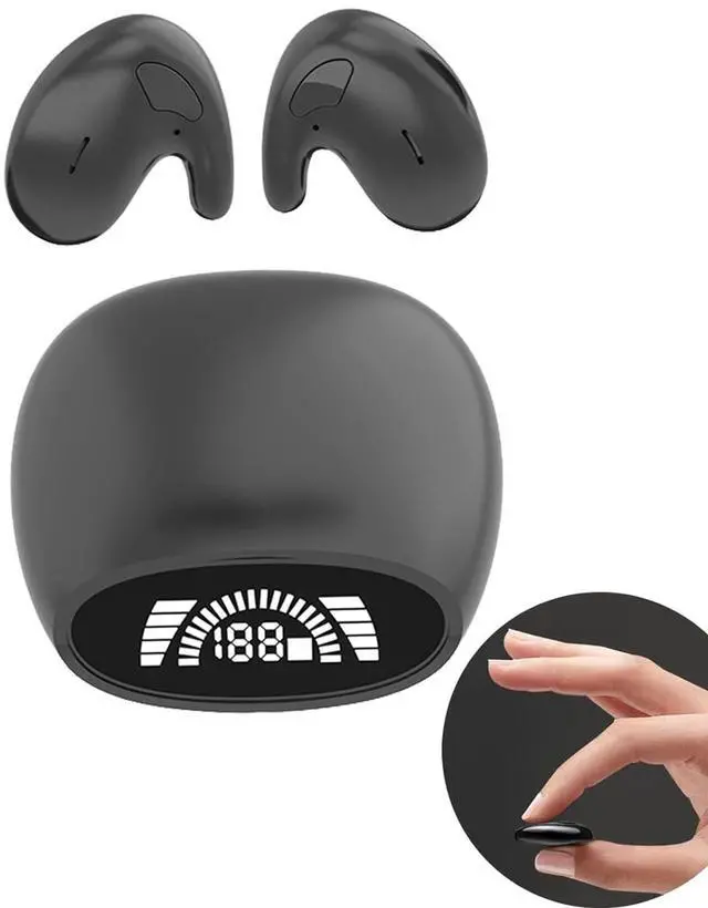 Main image of Sleeping Hidden Sleep Earbuds for Side Sleepers Tiny Smallest Invisible Earbuds Wireless Bluetooth Discreet for Work Invisible Hidden Headphones Work Mini Small