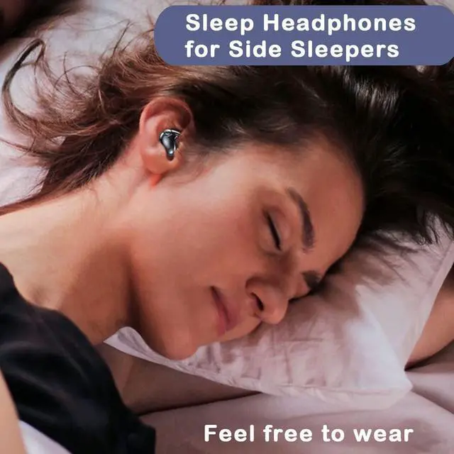 Alt view image 3 of 6 - Sleeping Hidden Sleep Earbuds for Side Sleepers Tiny Smallest Invisible Earbuds Wireless Bluetooth Discreet for Work Invisible Hidden Headphones Work Mini Small