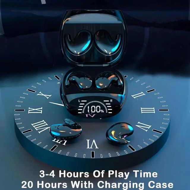 Alt view image 6 of 6 - Sleeping Hidden Sleep Earbuds for Side Sleepers Tiny Smallest Invisible Earbuds Wireless Bluetooth Discreet for Work Invisible Hidden Headphones Work Mini Small