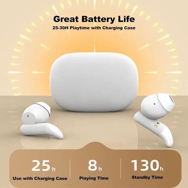 Alt view image 7 of 7 - Wireless Bluetooth Small Sleeping Sleep Earbuds for Side Sleepers Soft ENC Noise Cancelling Earbuds Bluetooth Noise canceling Ear Buds Sleeping Sleep Earphones Tiny Headphones