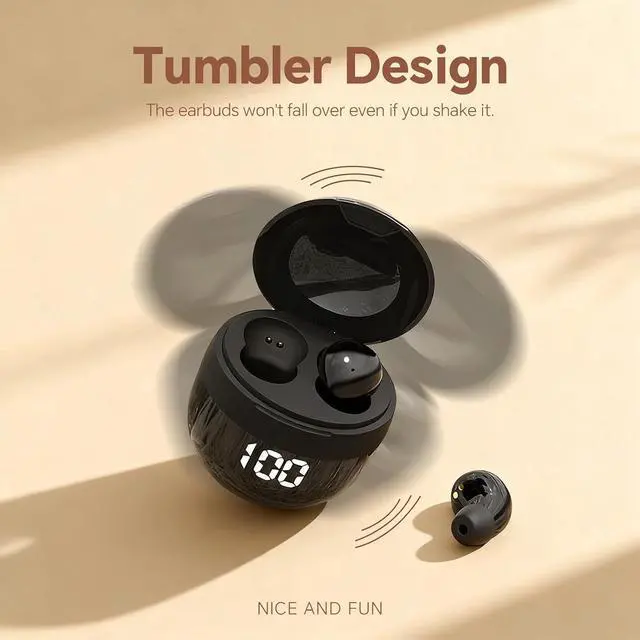 Alt view image 2 of 7 - Invisible Mini Earbuds Wireless Bluetooth, Low Profile Micro Smallest Tiny Discreet Hidden Earbuds for Work, Small Headphones, Invisible Sleep Wireless Earphone IPX5 Waterproof for Small Ear Canals