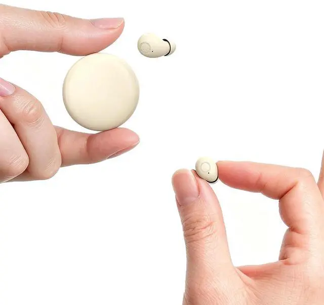 Main image of Small Mini Invisible Earbuds Wireless Bluetooth for Small Ears Low Profile Tiny Discreet Hidden Sleeping Earbuds for Work Sleep Ear Buds Invisible Headphones Buds Skin Tone