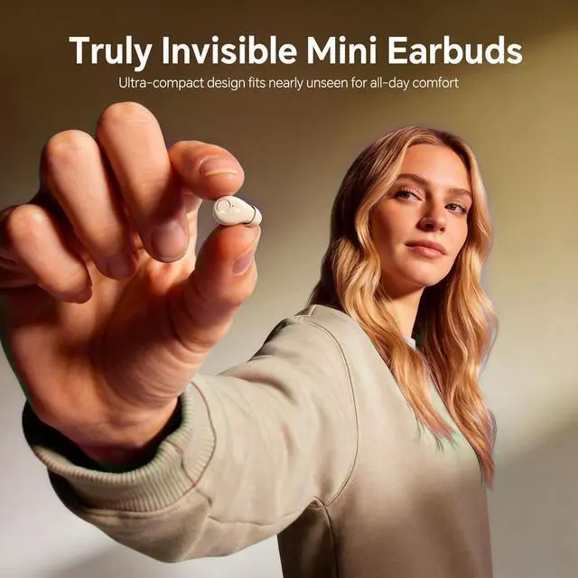 Alt view image 6 of 7 - Mini Invisible Small Earbuds Set Sleep Ear Buds Wireless Bluetooth for Small Ears Canals Side Sleepers Tiny Micro Low Profile Smallest Hidden Discreet Earbuds 2 Pack Headphones for Work