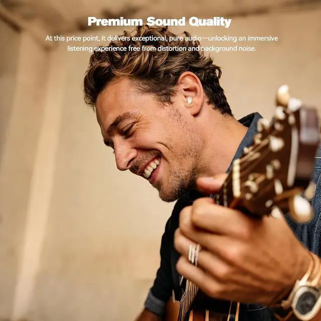 Alt view image 5 of 7 - Mini Tiny Invisible Micro Earbuds Wireless Bluetooth Invisible Headphones Smallest Ear Buds Extra Small Hidden Discreet Earbuds for Work Sleeping Skin Tone