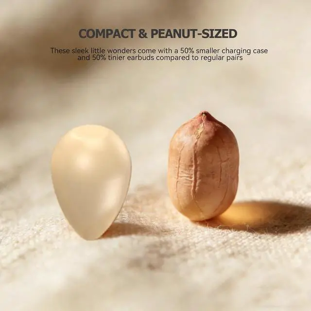 Alt view image 3 of 7 - Tiny Mini Invisible Earbuds Wireless Bluetooth Small Invisible Headphones Ear Buds for Sleeping Smallest Micro Hidden Small Discreet Earbuds for Work