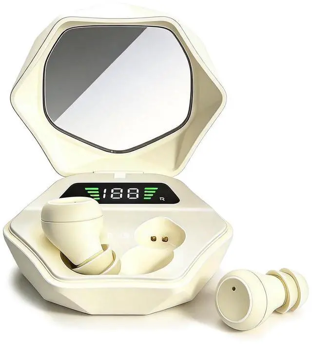 Main image of Flat Sleep Earbuds Sleeping Ear Buds Headphones for Side Sleepers Comfortable Discreet Invisible Mini Small Tiny Noise Cancelling Earbuds Sleepinig on Side Wireless Bluetooth Earphones