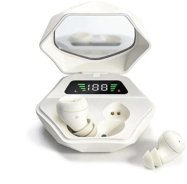 Main image of Flat Sleep Earbuds Sleeping Ear Buds Headphones for Side Sleepers Comfortable Discreet Invisible Mini Small Tiny Noise Cancelling Earbuds Sleepinig on Side Wireless Bluetooth Earphones