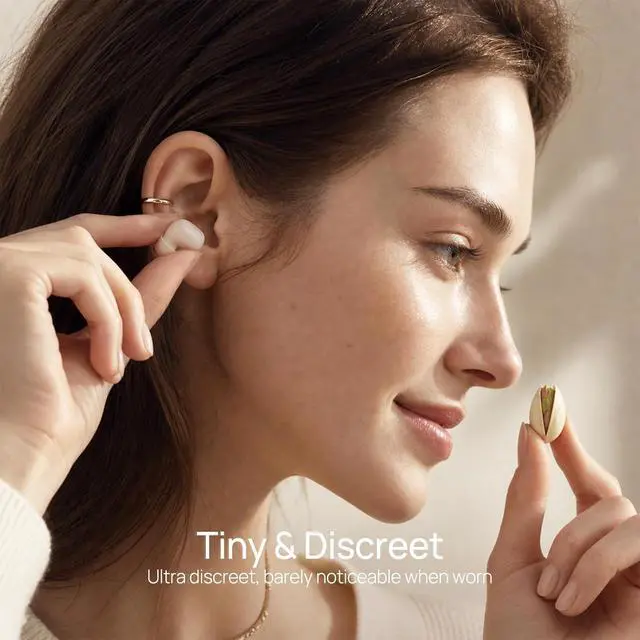 Alt view image 2 of 7 - Invisible Mini Earbuds Wireless Bluetooth Hidden for Work Small Invisible Ear Buds Smallest Headphones Tiny Micro Small Discreet Sleep Earbuds Sleeping Side Sleeper