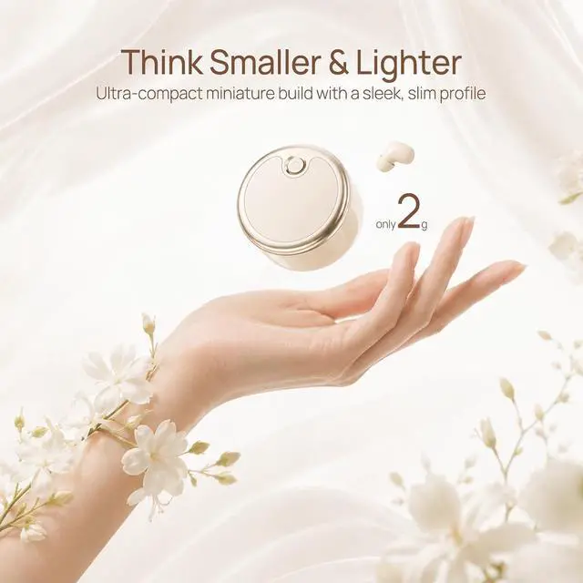Alt view image 4 of 7 - Invisible Mini Earbuds Wireless Bluetooth Hidden for Work Small Invisible Ear Buds Smallest Headphones Tiny Micro Small Discreet Sleep Earbuds Sleeping Side Sleeper