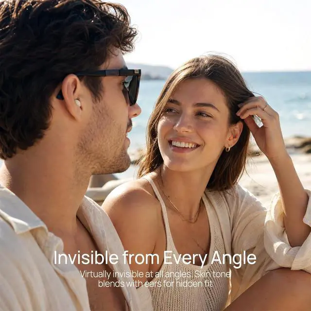 Alt view image 3 of 7 - Invisible Mini Earbuds Wireless Bluetooth Hidden for Work Small Invisible Ear Buds Smallest Headphones Tiny Micro Small Discreet Sleep Earbuds Sleeping Side Sleeper