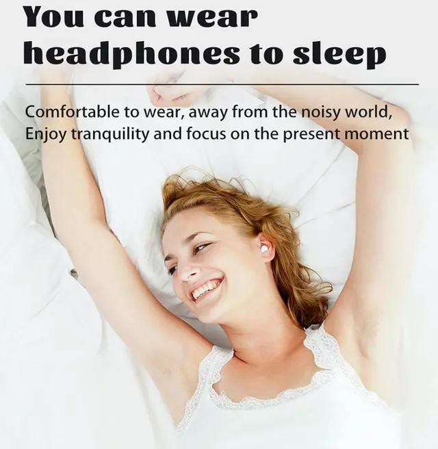 Alt view image 2 of 6 - Sleep Earbuds for Sleeping Side Sleepers Friendly Wireless Bluetooth Small Mini Invisible Earbuds for Small Ears Sleep Ear Buds for Sleeping Tiny Discreet Hidden Invisible Headphones for Work