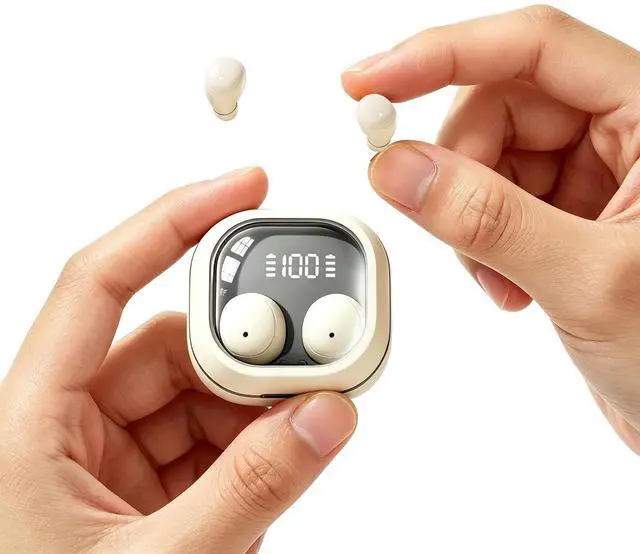 Main image of Mini Invisible Small Hidden Earbuds Headphones Wireless Bluetooth for Work Ear Buds Ultra Small Ears Canal Sleep Tiny Smallest Micro Sleeping Comfortable Flat Discreet Low Profile Earbuds