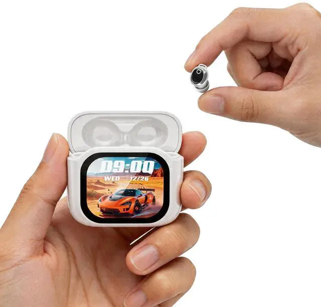 Main image of Mini Invisible Small Earbuds Wireless Bluetooth with Touch Screen Case, Tiny Smallest Micro Low Profile Sleep Discreet Hidden Earbuds Headphones Ear Buds for Work Sleeping Small Ear Canals