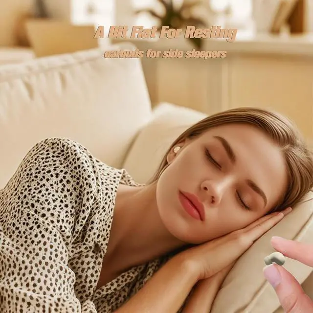Alt view image 5 of 6 - Tiny Small Mini Invisible Earbuds Wireless Bluetooth for Small Ears Low Profile Discreet Hidden Earbuds for Work Sleep Ear Buds Invisible Headphones Skin Tone