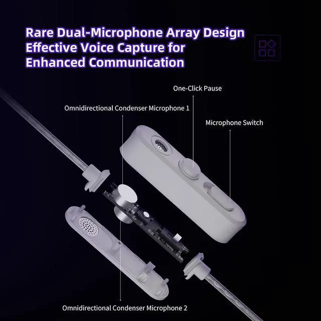 Alt view image 7 of 7 - Phantom in Ear Monitor Headphones, Gaming Earbuds USB C IEM | Full metal Cavity, Clear Sound & Deep Bass, Secure Fit Earphones for Audio Engineers, Musicians