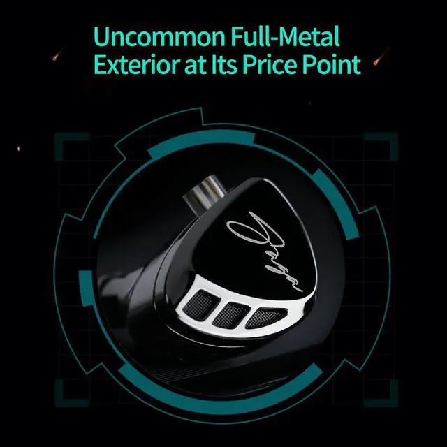 Alt view image 6 of 7 - Saga in Ear Monitors Headphone, 3.5 mm Jack Gaming IEMs with Mic | Low Distortion, Co Tuned for FPS, HiFi Gaming Full Metal IEM, Stereo Sound Deep Bass Comfort Fit Earphones