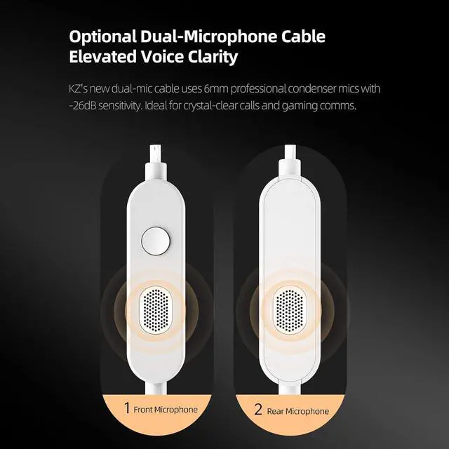 Alt view image 7 of 7 - AM16 16BA in Ear Monitor Headphones, 3.5mm Jack HiFi IEM with Mic | High Clarity Gaming Earbuds Clarity in All Frequency Stereo Sound Comfortable Headphones for Musicians (Balanced, Mic)