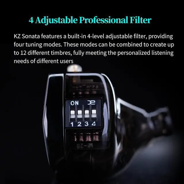 Alt view image 7 of 7 - Sonata 14BA in Ear Monitor 3.5 Jack Headphone with Mic | Great Sound Separation IEM. Wide Frequency Range Powerful Bass and Detailed Treble for Serious Listening, Studio, Gaming