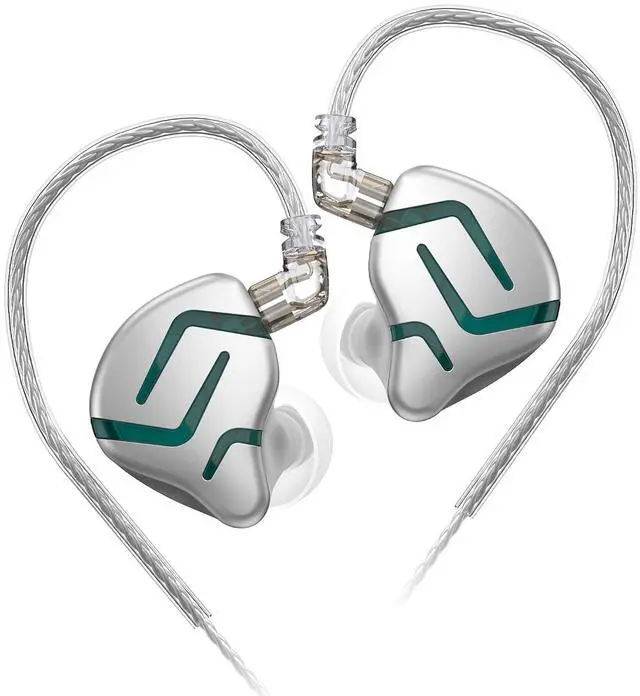 Main image of ZES Wired Earbuds, in Ear Headphones, Gaming Earbuds, Noise Isolating Earphones Wired with Electrostatic Dynamic Hybrid Technology, Noise Cancelling Earbuds Wired (Greenmic)