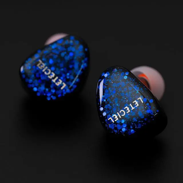 Alt view image 6 of 7 - LETEClEL Shark Band Three Dynamic Coils 2D Gaming Headphones ACG Earbuds HlFl in Ear Earphone
