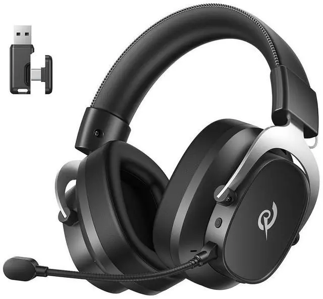 Main image of Heroad VT200 Gaming Headset for PC: 53mm Neodymium Drivers Detachable Noise Canceling Microphone 2.4G/Bluetooth 6.0/Wired Compatible for PS4/PS5, Switch, Xbox 7.1 Surround Sound