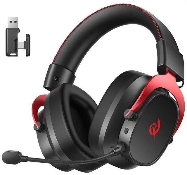 Main image of Heroad VT200 Gaming Headset for PC: 53mm Neodymium Drivers Detachable Noise Canceling Microphone 2.4G/Bluetooth 6.0/Wired Compatible for PS4/PS5, Switch, Xbox 7.1 Surround Sound