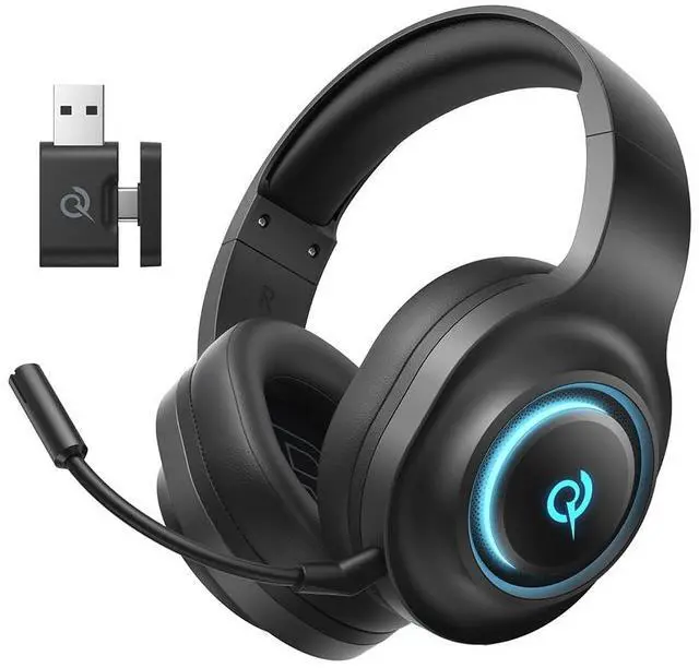Main image of Gaming Headset for PC/PS5/PS4/Switch, HEROAD V200 Over Ear Headphones, USB C, 240Hr Battery, 7.1 Surround Sound, 2.4GHz Wireless Headphones for Multi Platform, Bluetooth 6.0