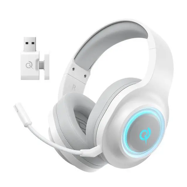Main image of Gaming Headset for PC/PS5/PS4/Switch, HEROAD V200 Over Ear Headphones, USB C, 240Hr Battery, 7.1 Surround Sound, 2.4GHz Wireless Headphones for Multi Platform, Bluetooth 6.0