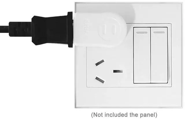 Alt view image 4 of 7 - xiwai NEMA 1-15P USA Outlet Saver Power Extension Adapter 2-Prong 2 Outlets 90 Degree Left Right Angled