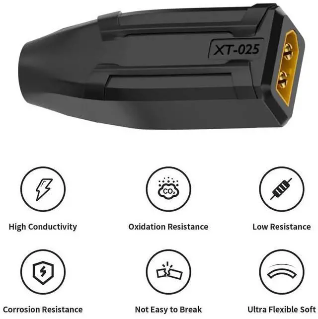 Alt view image 5 of 7 - XT60 Male SC100 Protocol to DC 5.5x2.1mm Female Adapter Fast Charging for RC Lipo Battery Quadcopter Multicopter Aeromodelling