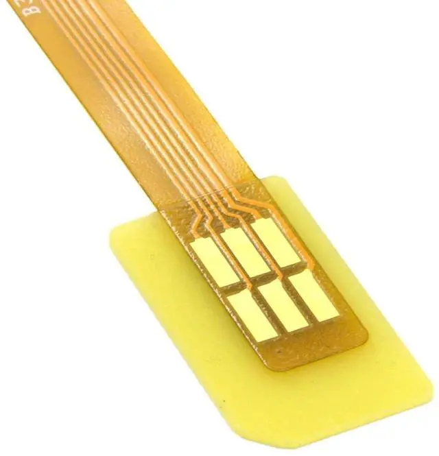 Alt view image 5 of 7 - chenyang GSM CDMA Standard UIM SIM Card Kit Male to Female Extension Soft Flat FPC Cable Extender 10cm