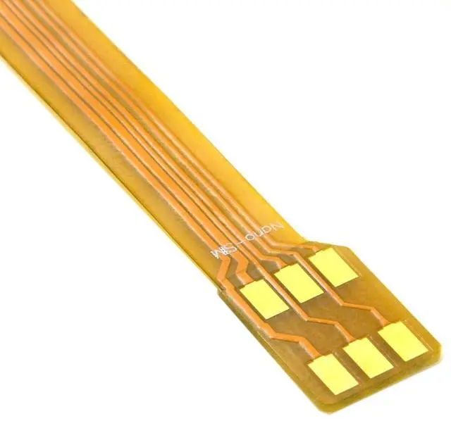Alt view image 4 of 7 - chenyang Micro SIM Card to Nano SIM Kit Male to Female Extension Soft Flat FPC Cable Extender 10cm