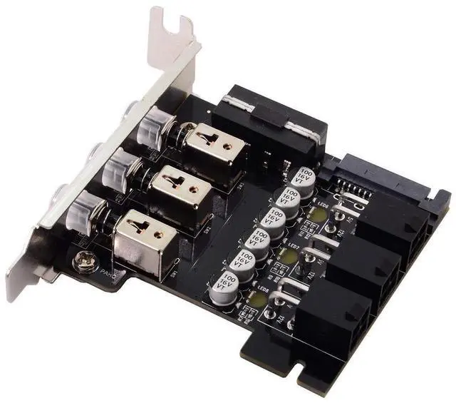 Alt view image 4 of 7 - xiwai 3 Hard Disk Control System Intelligent Control Management System HDD SSD Power Switch with Low Profile Bracket