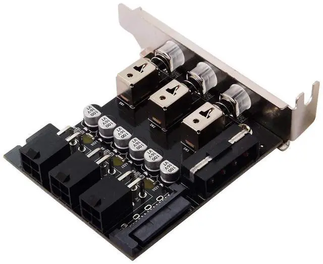 Alt view image 7 of 7 - xiwai 3 Hard Disk Control System Intelligent Control Management System HDD SSD Power Switch with Low Profile Bracket