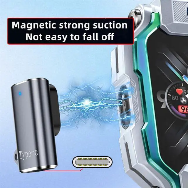 Alt view image 5 of 7 - xiwai Smart Watch Charging Magnetic Adapter Replacement USB Type-C to 2-Pin Compatible with IMOO Z6 Z6S Z6Pro Z7 Z7A Z7S Z8 Z8A Z9 Z10 Z11 2pcs/lot