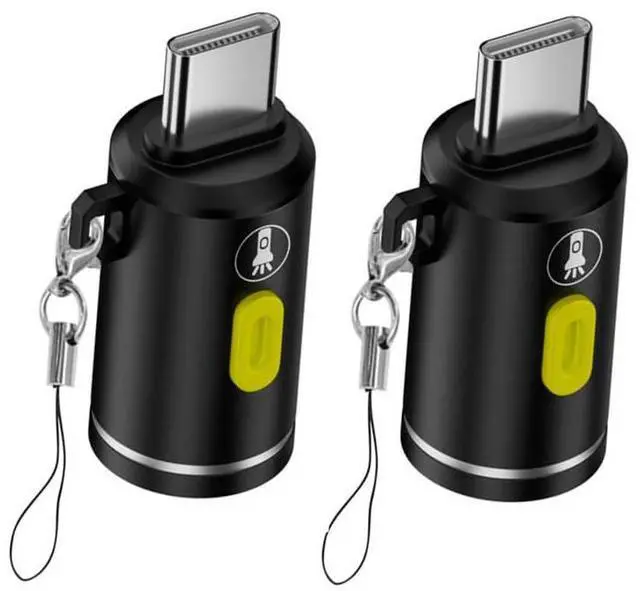 Main image of xiwai USB-C LED Light Interior Atmosphere Lighting Type-C Male for Cycling Outdoors Walking Phone Laptop Charger Night Lamp 210 Lumens 2pcs/Set
