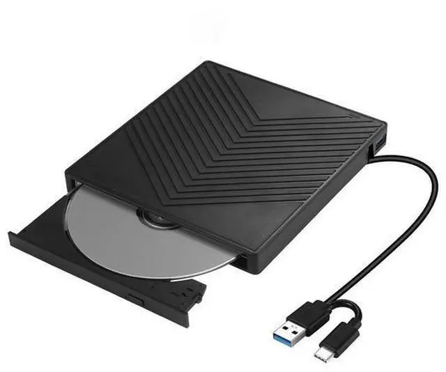 Main image of USB external DVD burner, universal optical drive for laptops, seven-in-one ultra-thin CD/DVD/BD readerd