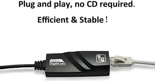 Alt view image 4 of 7 - DIXSG Plug & Play USB C to Ethernet Adapter Laptop PC Gigabit Ethernet LAN Network Adapter (Type-C to Gigabit Ethernet, Ethernet to USB, Ethernet Adapter for Laptop) Supporting 10/100/1000Mbps