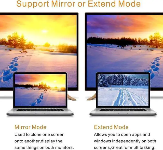 Alt view image 7 of 7 - USB3.0 to HDMI Adapter, USB to HDMI 1080P Video Graphics Cable Converter with Audio for PC Laptop Projector HDTV Compatible with Windows XP 7/8/8.1/10 [Not Support Mac OS Chromebook]