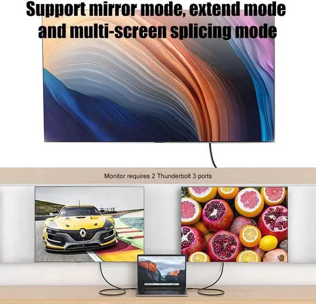 Alt view image 7 of 7 - DIXSG Gen3 40Gbps USB 4.0 Type C to C 240W Fast Charging Cable 1FT, 240W Type C To USB C Fast Charging Cables 48V 5A USB4 PD3.1 QC5.0 Full Function Thunderbolt 3/4 40Gbps 8K 60Hz Video Data Cable