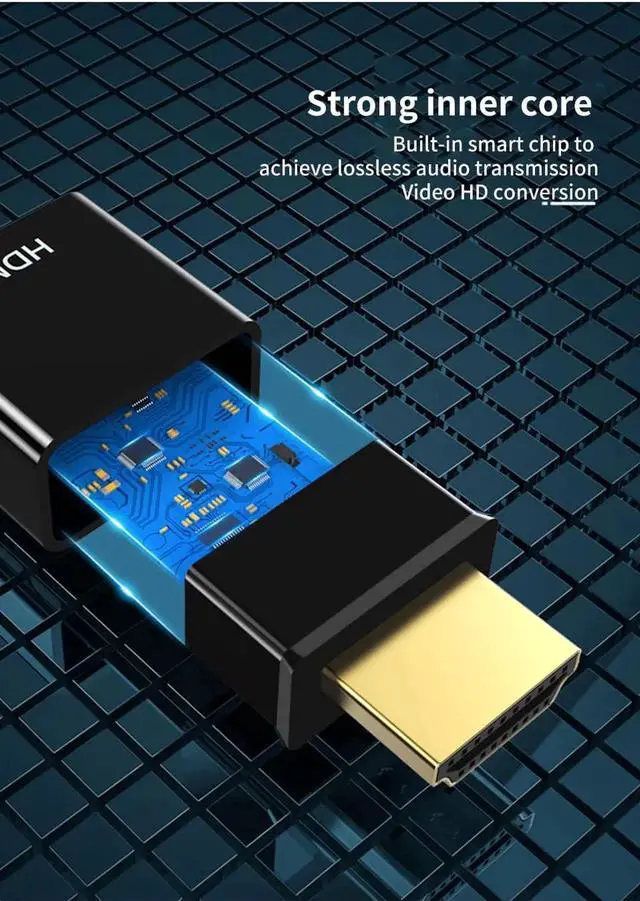 Alt view image 3 of 7 - DIXSG [6ft] 4K@60Hz 1080P DP to HDMI HD Cable Converter Cable Adapter For Laptop PC TV Box Monitor Display Port DisplayPort to HDMI Video Cable