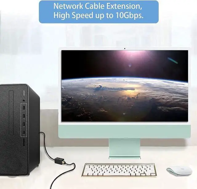 Alt view image 7 of 7 - DIXSG (5Pack, Black) RJ45 Coupler Female to Female Ethernet Coupler in-Line Coupler for Cat7 Cat6 Cat5 Cat5e Ethernet Cable Extender Adapter