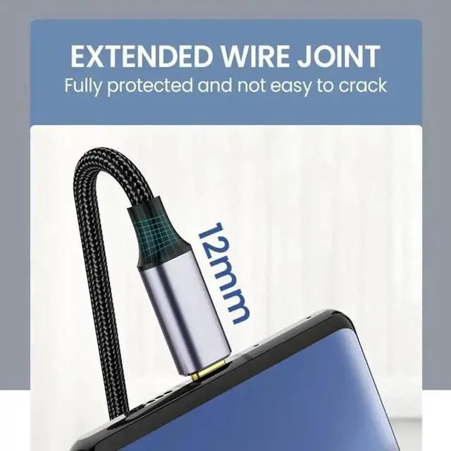 Alt view image 4 of 7 - Hard Drive Cable 1.6ft/0.5M, USB A/USB C to Micro B Cable [Nylon Braided], 5Gbps USB Type A/C Male to Micro B External Hard Drive Cable for Sea-gate WD Tosh-iba Westgate, Ma-c-Book Air M2 Pro, Camera