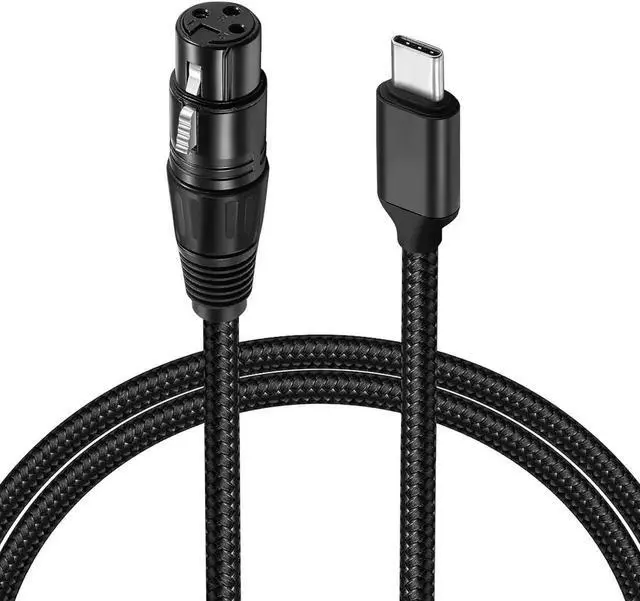 Main image of DIXSG 3.3ft/1M XLR Female to USB C Microphone Audio Cable, USB Type-C to XLR Microphone Cable Adapter for Audio Recording, Dynamic Microphone, Compatible with iPhone15 Series, Tablet, Laptop etc