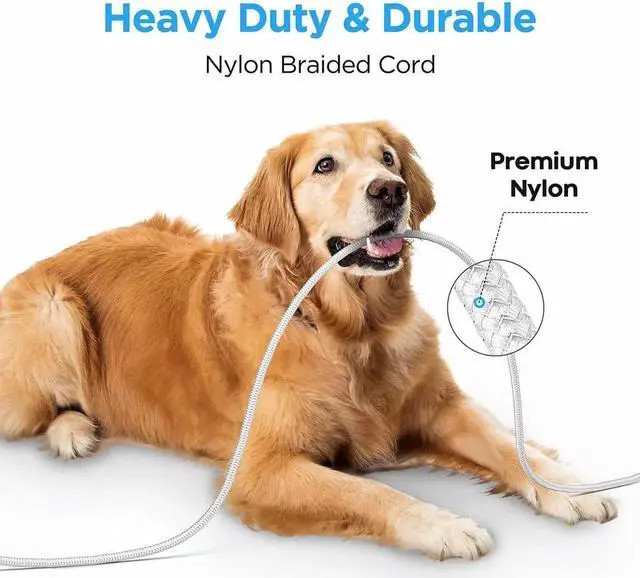 Alt view image 7 of 7 - USB A to USB C Cable Fast Charge Cable, [2-Pack / 6.6ft] USB A to USB Type C Nylon-Braided Charger Cord for S-a-m-s-u-n-g Galaxy S23 S22 S21 S20, Z Fold 4 3/Flip 4 3 5G, Note 20 10 9, Mo-to G etc.