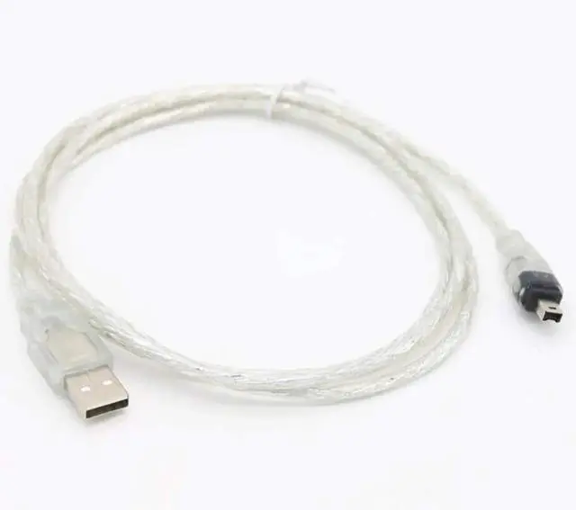 Alt view image 2 of 3 - DIXSG 6ft 1.8m USB to Firewire IEEE 1394 4 Pin iLink Adapter Data Cable