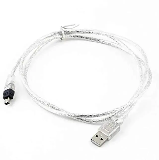 Main image of DIXSG 6ft 1.8m USB to Firewire IEEE 1394 4 Pin iLink Adapter Data Cable