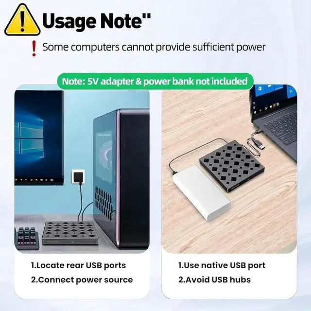 Alt view image 6 of 7 - DIXSG External CD/DVD Drive for Laptop, 7-in-1 External DVD Drive/Burner/Reader DVD Player for Laptop USB 3.0/USB-C Plug & Play CD Drive, Compatible with Windows 11/10/8/7 MacOS MacBook Pro/Air Linux