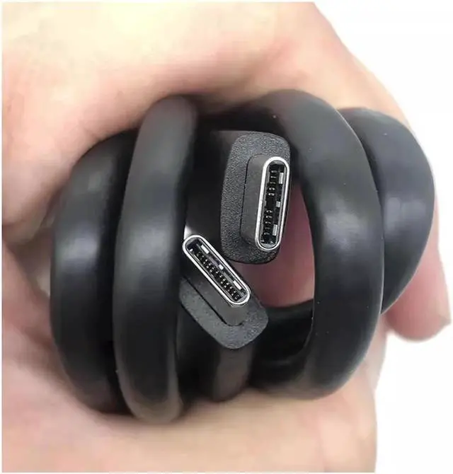 Alt view image 4 of 5 - DIXSG Gen1/Gen2 100W 5A CM-CM cable 6Ft genuine USB 3.2 Type-C male to male for HP 3.3FT/1m